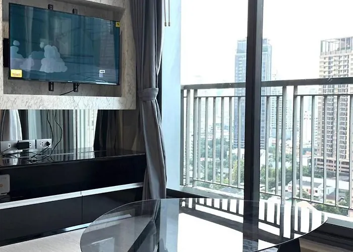 公寓 Luxurious 1-bedroom Near Bts Thonglor, *