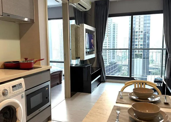 公寓 Luxurious 1-bedroom Near Bts Thonglor, 曼谷
